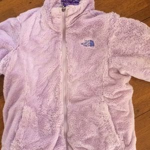 North Face purple reversible jacket💜